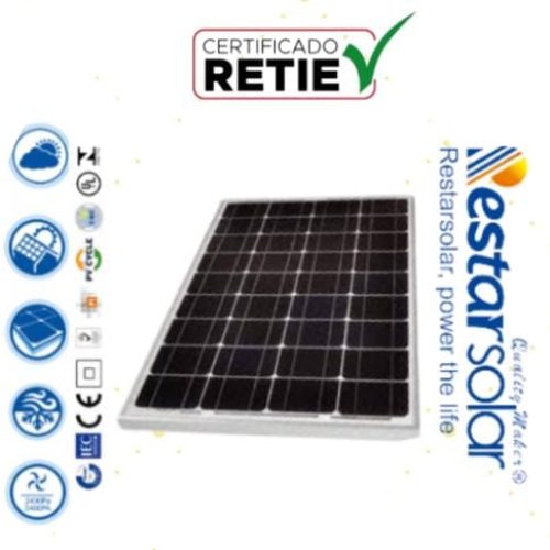 Inicio / Paneles / MONOCRISTALINO / PANEL MONOCRISTALINO 60W Voc 21.6 / Isc 3.68 -RESTAR- 60 MESES DE GARANTIA