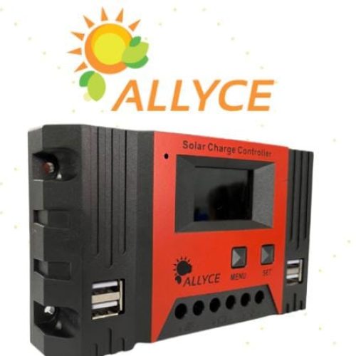 inicio / Controladores solares / PWM / CONTROLADOR PWM CON DISPLAY 24/12V – 10A-50VOC -ALLYCE- 6 MESES DE GARANTIA