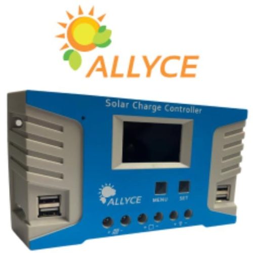 Inicio / Controladores solares / PWM / CONTROLADOR PWM CON DISPLAY 24/12V – 30A ECO-50VOC -ALLYCE- 6 MESES DE GARANTIA